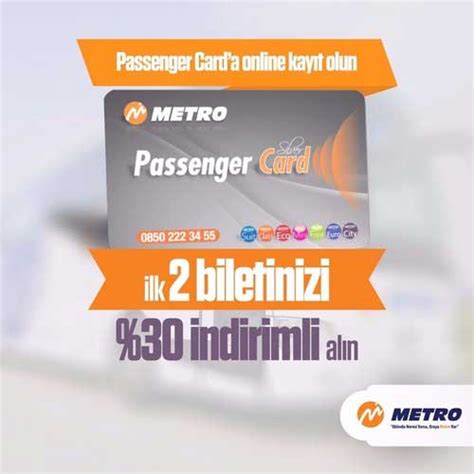metro passenger card ile bilet al